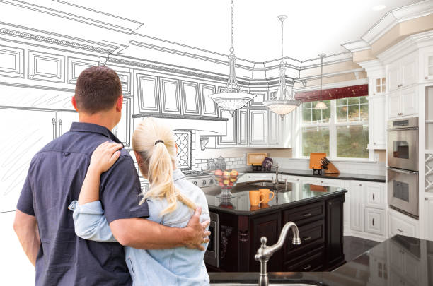 Professional Cabinet Installation technician working in Bridgeport, NJ